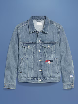 Old Navy x Disney© Mickey Mouse Logo-Graphic Jean Jacket | Old Navy (US)