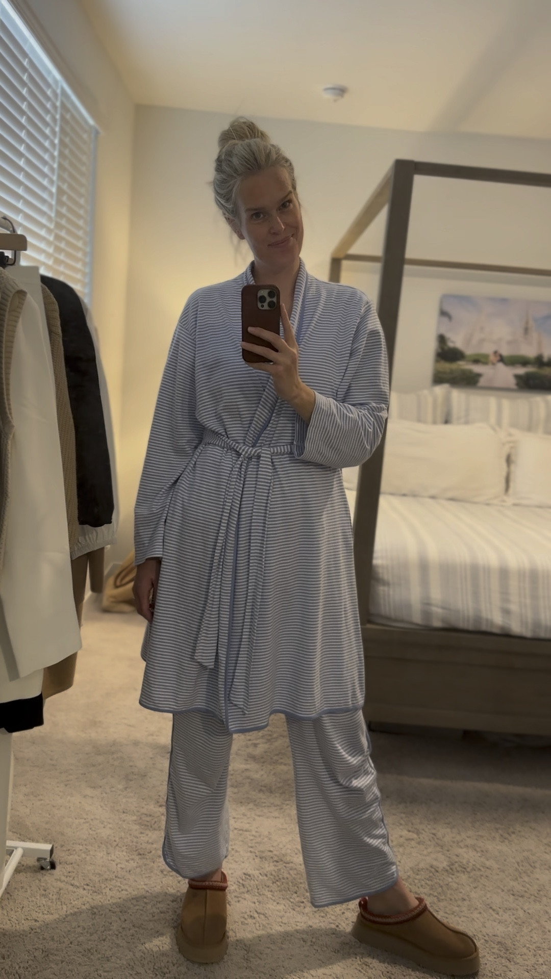 Absolutely adoring this three-piece ensemble from Lake Pajamas! 🌸 The robe is an absolute dream for breezy spring evenings. Transition effortlessly into relaxation mode with Lake Pajamas—I eagerly anticipate slipping into them each day. The fabric is irresistibly cozy and luxurious. 10/10, would absolutely recommend! ✨ #LakePajamas #SpringStyle #ComfortFirst

This is the perfect gift for Mother’s Day, birthday, an expecting mother, or someone going through a hard time. 

🏷️ Lake Pajamas, spring style, comfort, cozy, luxurious, three-piece ensemble, robe, relaxation, comfort wear, pajamas, spring fashion, recommendation, must-have, sleepwear, loungewear, fashion, style, outfit, outfit of the day, OOTD, transition, bedtime, relaxation mode

#LTKstyletip #LTKVideo #LTKfindsunder100