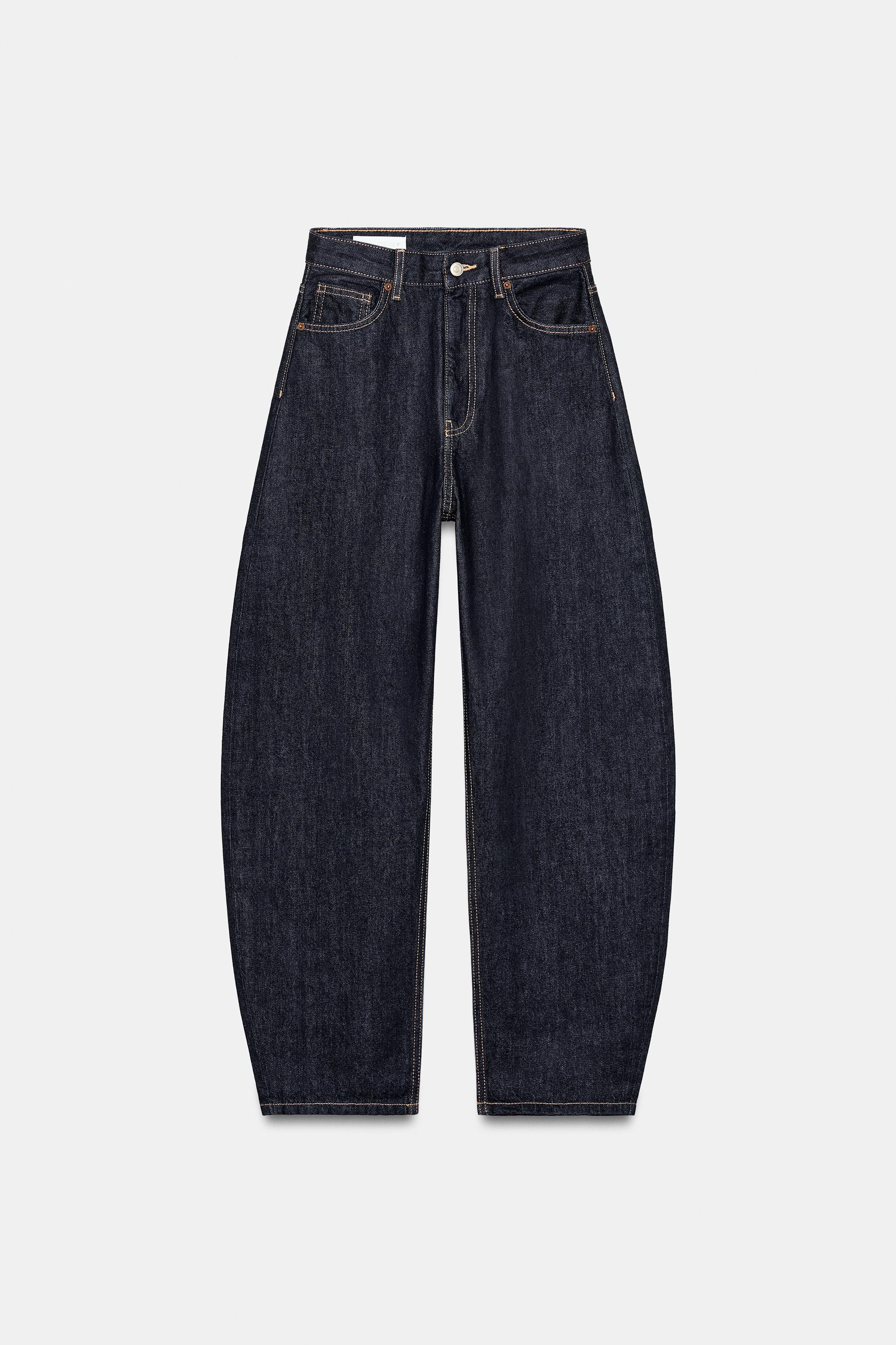 TRF BARREL HIGH WAIST JEANS | Zara US