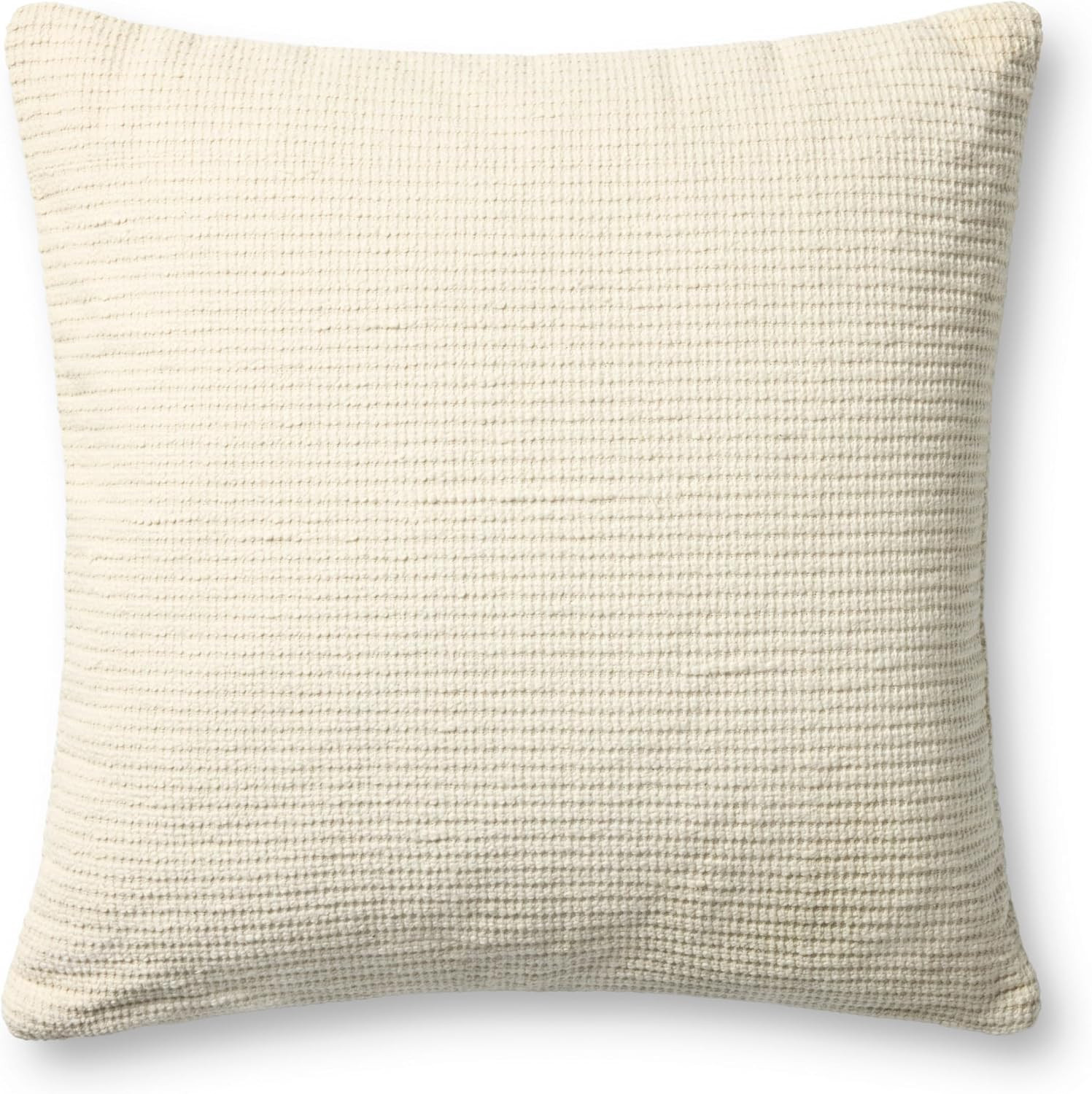 Loloi Jeremiah Brent Bedford Collection PJBR0003 Ivory 24'' x 24'' Cover Only Pillow | Amazon (US)