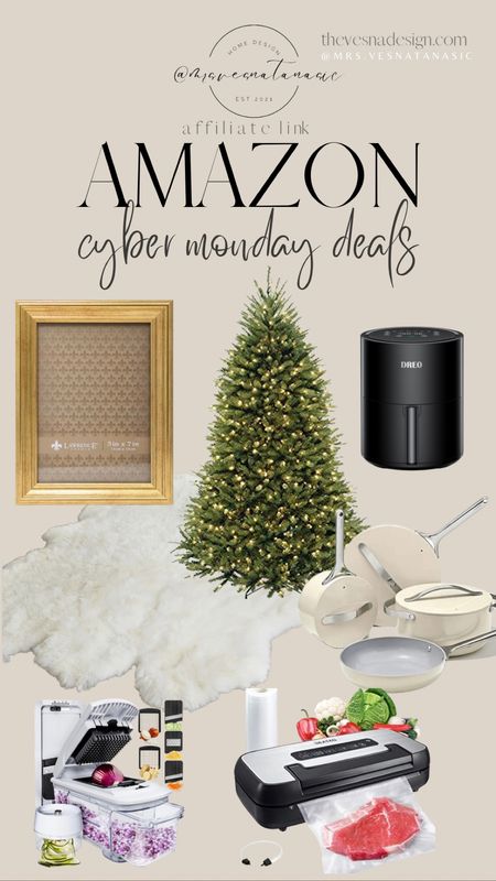 Amazon Cyber Monday deals! 

Cyber Monday Deals. Amazon. Kitchen. Frame. Christmas Tree. Air fryer. Sheepskin rug. Caraway. 

#LTKSeasonal #LTKGiftGuide #LTKCyberweek