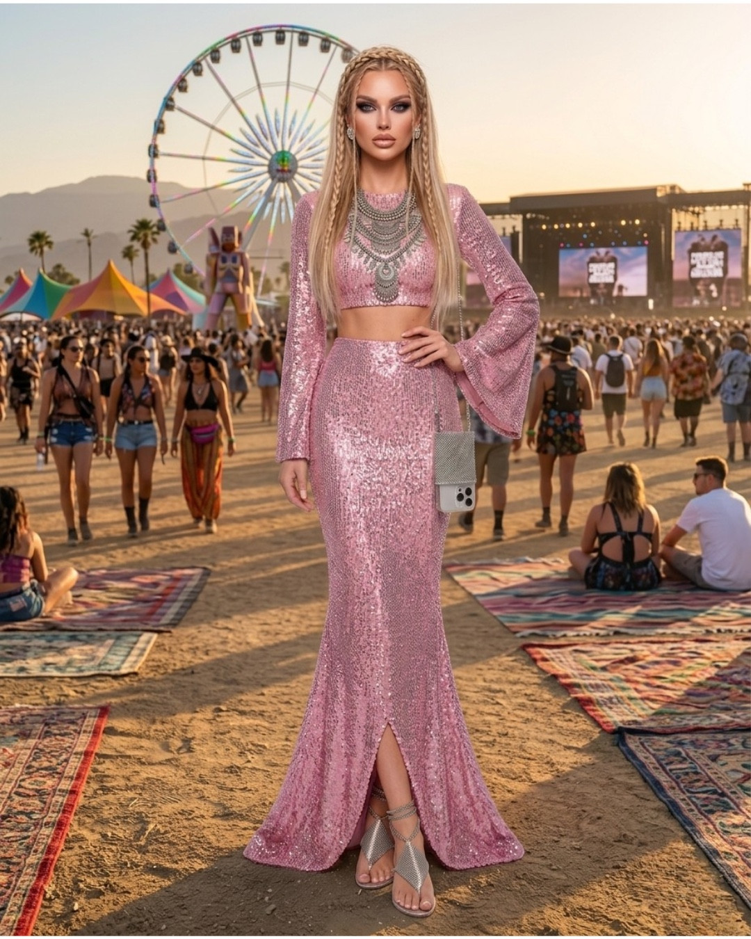 Coachella Desert Glam ✨🌵 This is your sign to elevate your Coachella look—think shimmer that catches every sunset, statement sleeves that move with the music, and bold accessories that do all the talking.

Festival style isn’t about blending in—it’s about owning your moment. If you’re ready to turn heads from the Ferris wheel to the main stage, I’ve got your look waiting.

✨ Links in Bio 🔗— your Coachella outfit, curated to stand out.

#coachella2026 #FestivalFashion #personalstylist #virtualstylist #CoachellaOutfits

#LTKFestival #LTKootd #LTKSeasonal