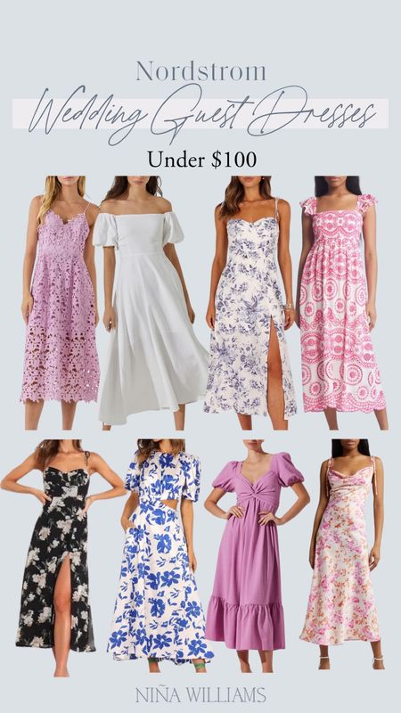 Nordstrom Wedding Guest Dresses Under $100! Summer dress - spring dress - Mother’s Day dress - white dresss

#LTKfindsunder100 #LTKwedding