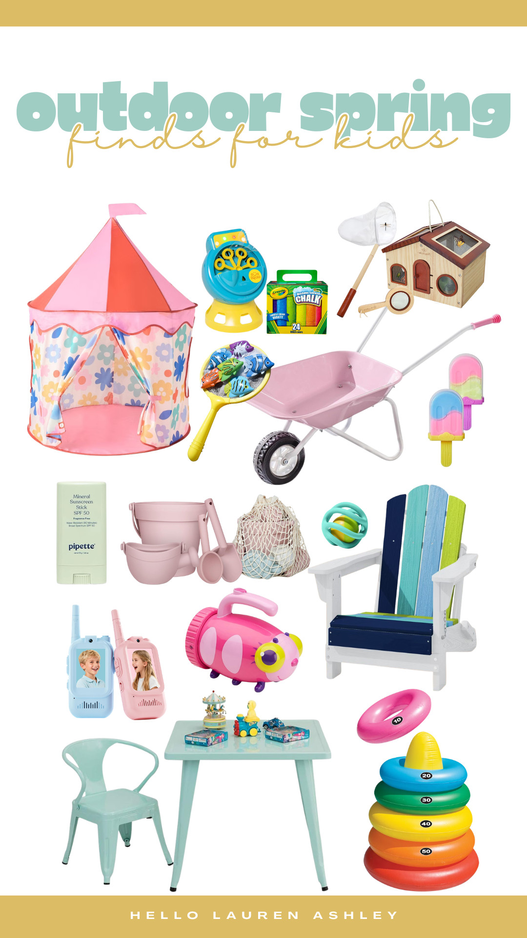 Outdoor spring finds for kids 🌸☀️ Fun toys, backyard play essentials & cute outdoor gear for warmer days and playtime outside.

#kidsoutdoor #springfinds #momlife  

 #LTKSeasonal #LTKSwim #LTKKids