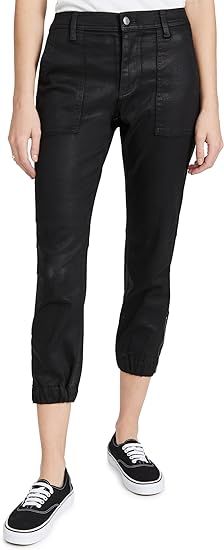 7 For All Mankind Women's Coated Side Tuck Joggers | Amazon (US)