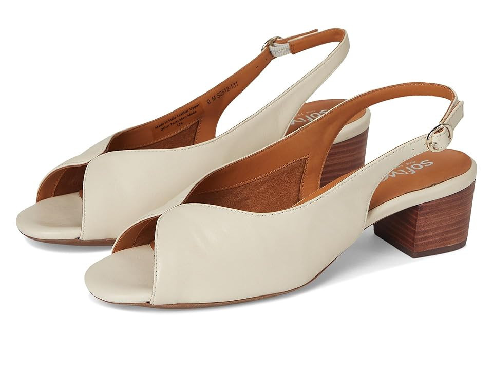 SoftWalk Lakewood Women's Sandals Ivory : 9.5 W (D), Leather | Zappos