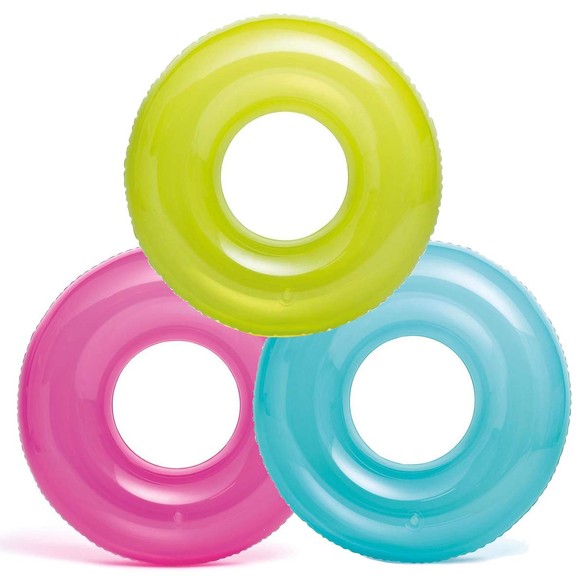 Intex, 43227-2120 Pack of 3: 30" Transparent Tubes, Colors May Vary, Multi | Amazon (US)