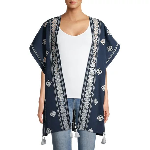 Women's Embroidery Kimonos | Walmart (US)