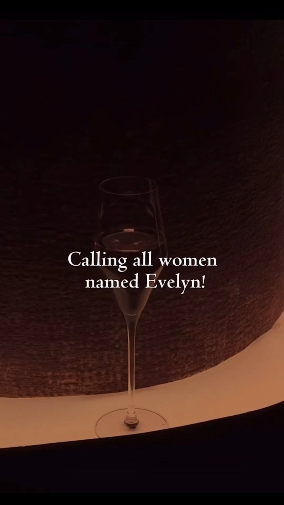 Calling all women named EVELYN! We are giving away free bubbles to those named EVELYN at EVELYN in Dallas! Come in today, Monday, June 9th! We are open at
4:30! 🥂💋🪩

#LTKTravel #LTKParties #LTKSummerEdit