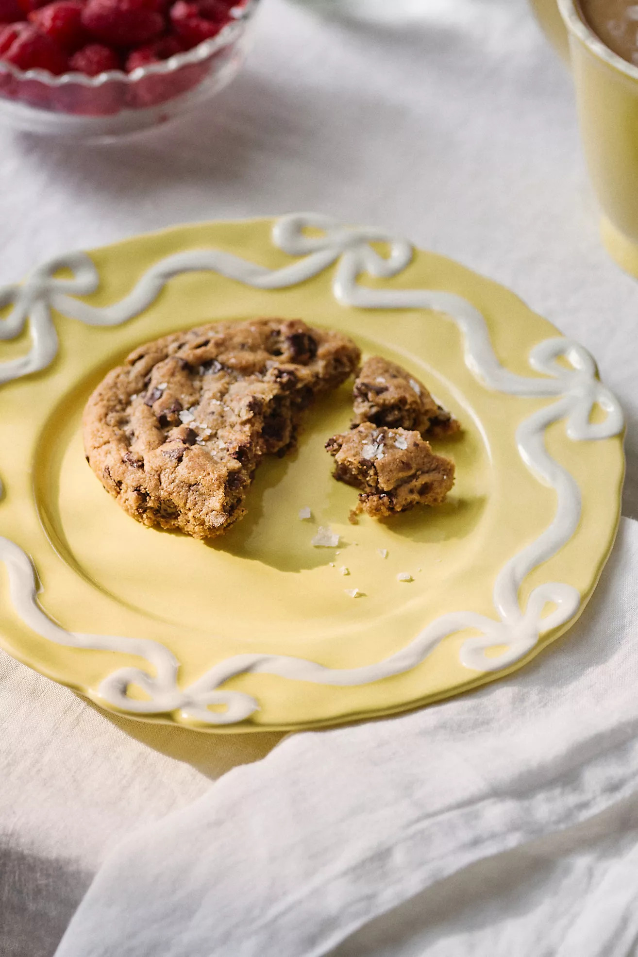 Benedita Bow Stoneware Side Plates, Set of 4 | Anthropologie (US)