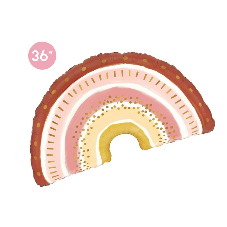 Jumbo Boho Rainbow Foil Balloon 36-inch Bohemian Birthday | Etsy | Etsy (US)