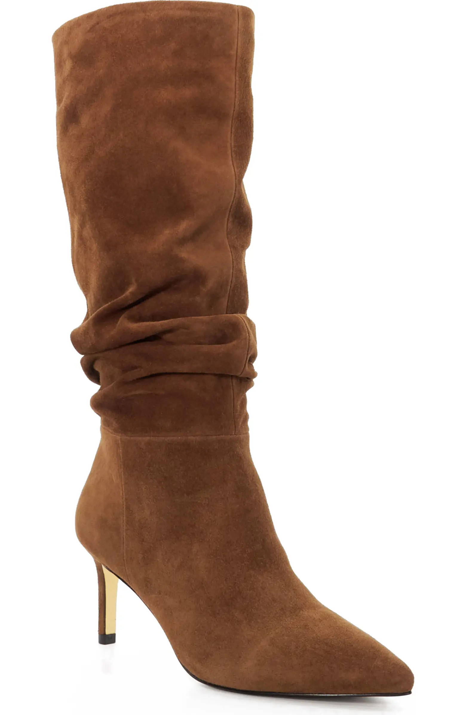 Slouch Pointed Toe Knee High Boot (Women) | Nordstrom