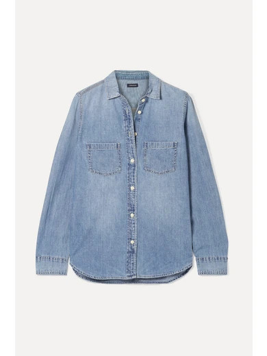 J.Crew - Everyday Cotton-chambray Shirt - Blue | NET-A-PORTER (UK & EU)
