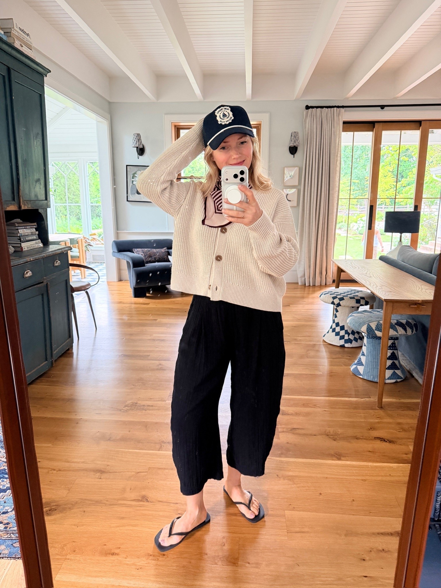Outfit from yesterday:) this sweater is an amazing price point - love it as a summer layer!