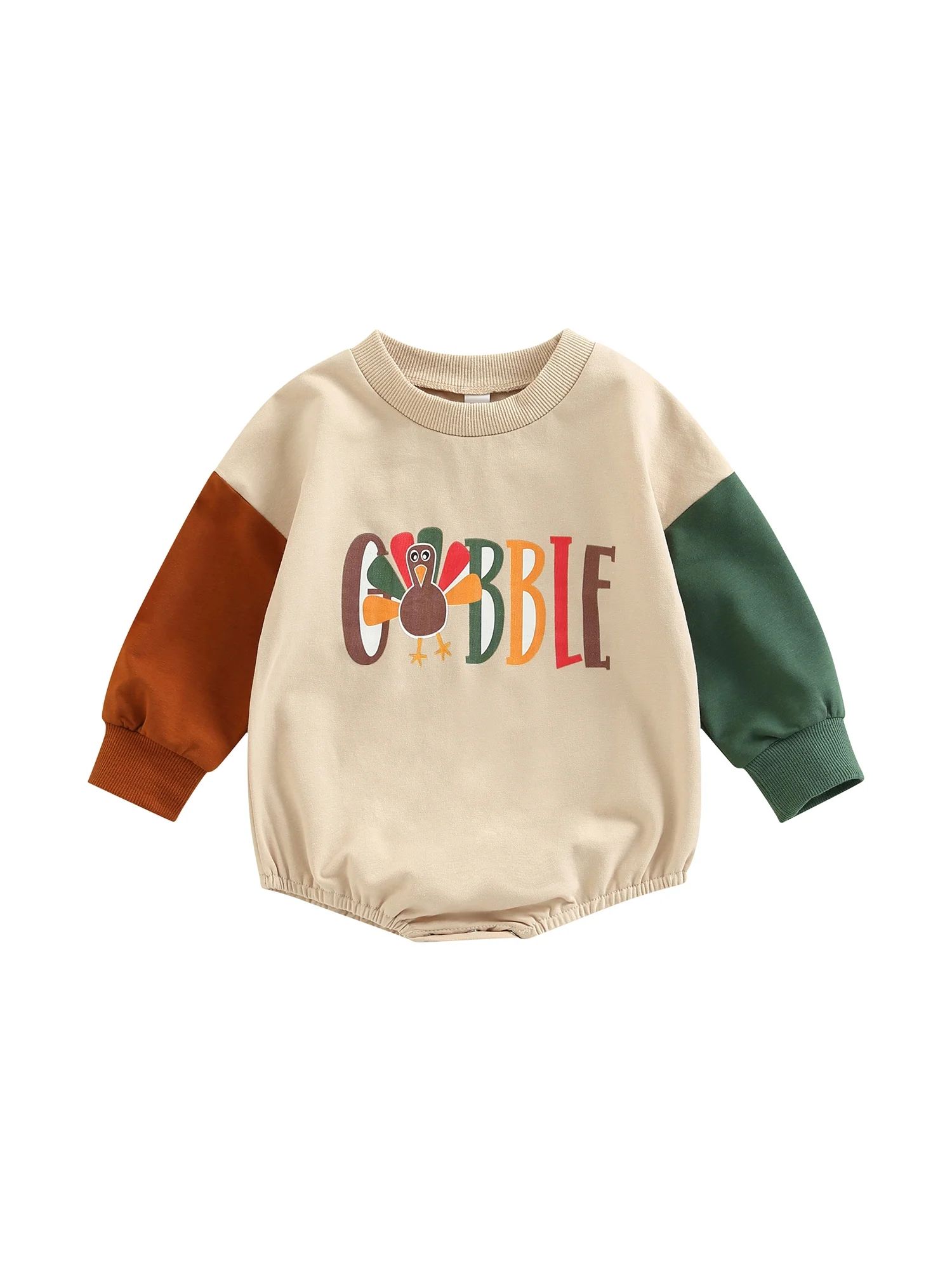 Thanksgiving Baby Girl Boy Clothes Sweater Romper Sweatshirt Onesie Long Sleeve Bodysuit Top Fall... | Walmart (US)