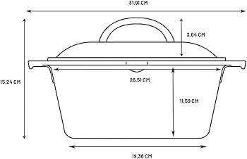 Lodge L8DOL3 Cast Iron Dutch Oven with Dual Handles, Pre-Seasoned, 5-Quart | Amazon (US)