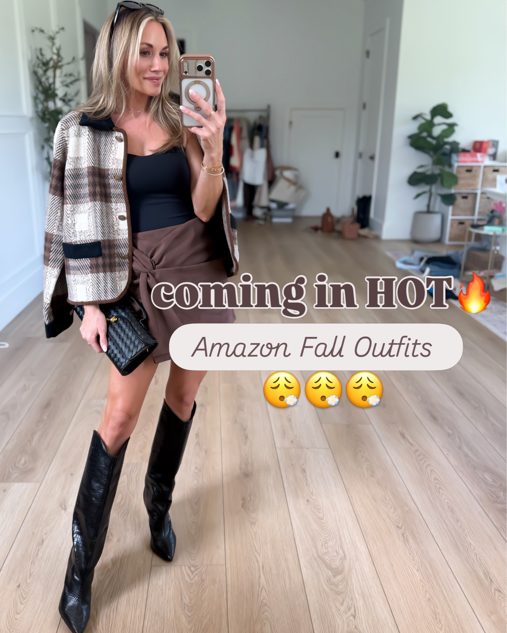 These New Fall Outfits are 🔥! Cutest plaid shorts, cropped trench jacket, floral skirt, denim dress, gingham dress, oversized chunky cardigan, suede jacket, suede skirt, and so many cute accessories 🤩. I can’t wait to wear all of these outfits this fall! 🙌

#LTKSeasonal #LTKootd
