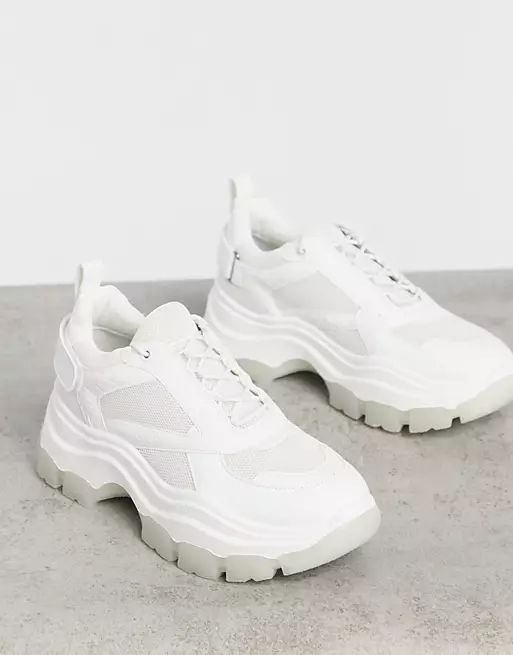RAID Malibu chunky sneakers in white | ASOS (Global)