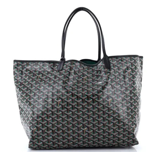 Pre-Owned Goyard Saint Louis Tote Claire Voie Coated Canvas GM in Green at Nordstrom, Size Medium | Nordstrom