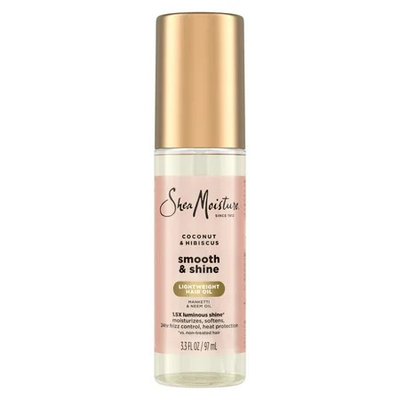 SheaMoisture Coconut & Hibiscus Smooth & Shine Oil Coconut & Hibiscus 3.3fl oz | Walmart (US)