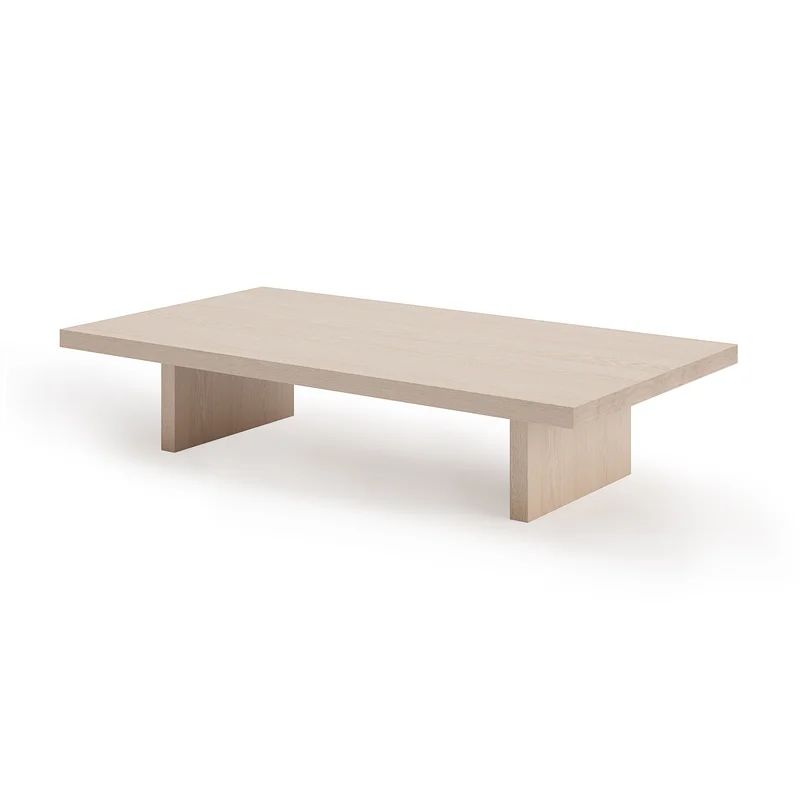 Edenbridge Solid Wood Sled Coffee Table | Wayfair Professional