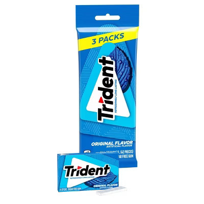 Trident Original Chewing Gums - 2.816oz/3pk | Target