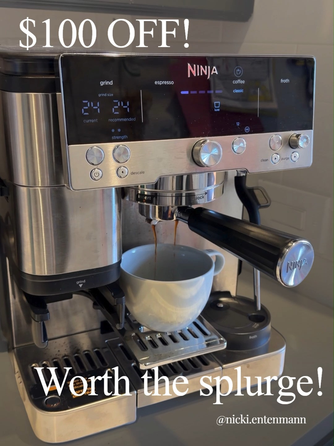 This week’s favorite, the Ninja Luxe Café, is 100% worth the splurge smooth coffee, sleek design, and zero morning chaos. My kitchen upgrade that makes every pour feel fancy. ☕✨🔥

#NinjaLuxeCafe #coffeeappliance #coffeemaker #kitchenappliance #homebarista #giftsinspo #morningcoffee #giftidea #kitchenupgrade #mothersdaygifts 

 #LTKMothersDay #LTKHome