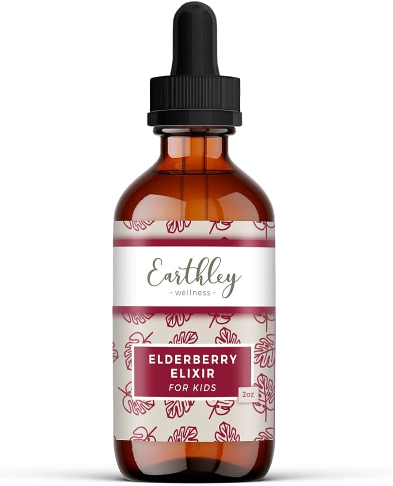 Earthley Elderberry Herbal Extract, Made with 100% Organic Ingredients, Concentrated Formula, Imm... | Amazon (US)