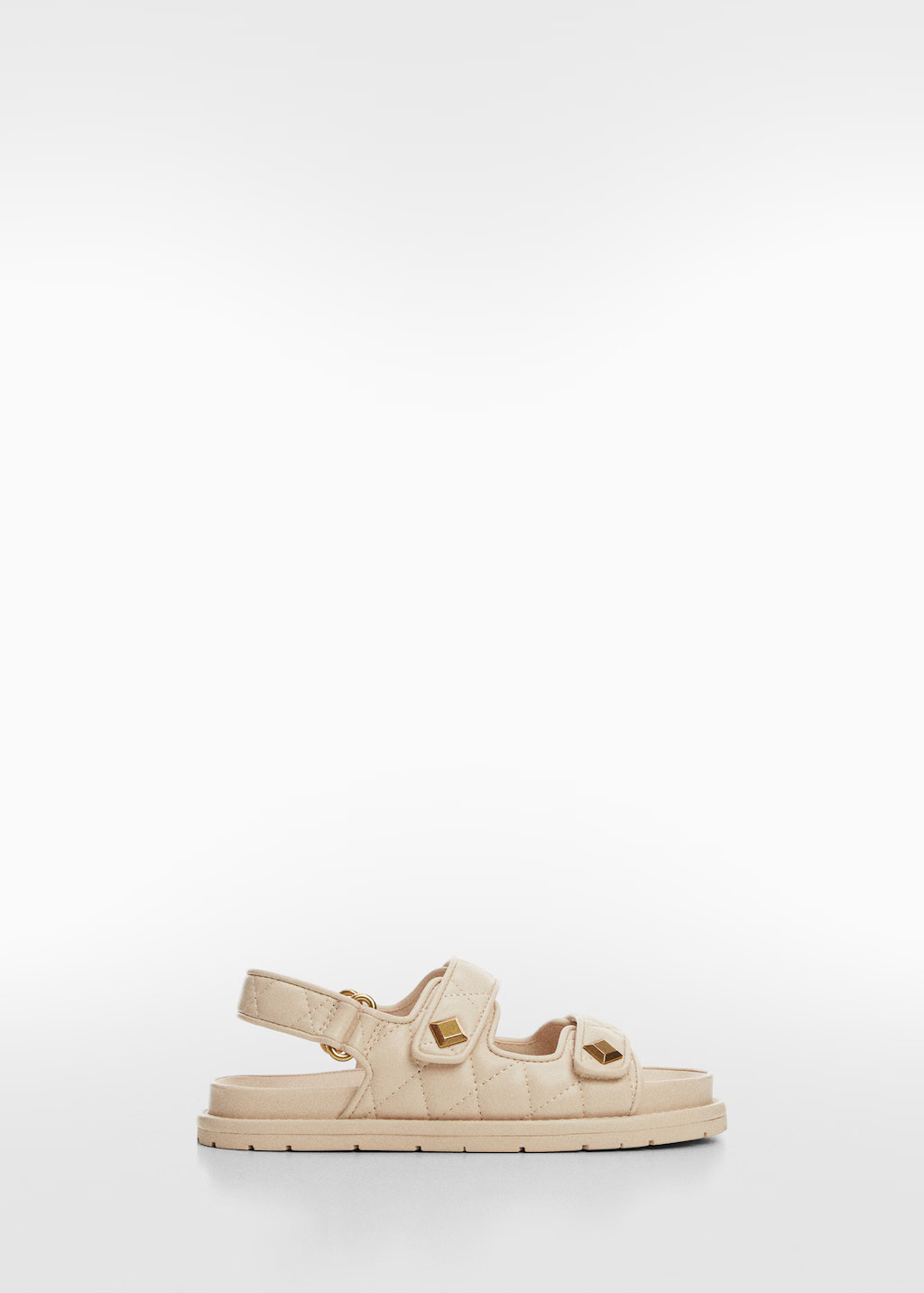 Platform quilted sandals | MANGO (US)