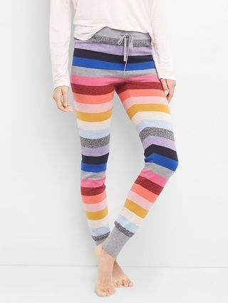 Gap Womens Crazy Stripe Sweater Leggings Crazy Stripe Size L | Gap US
