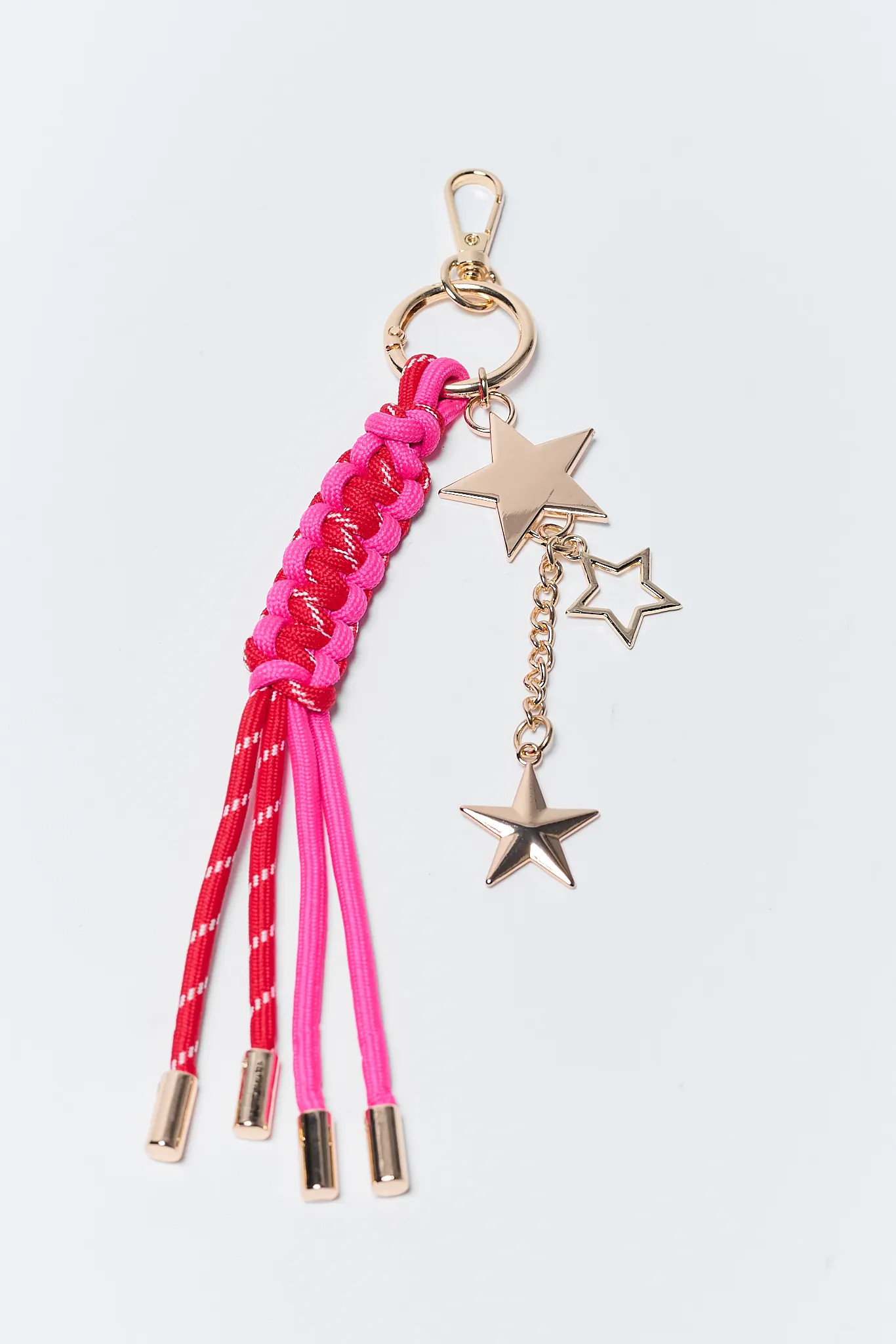 Astrid Pink Braided Bag Charm | Avara