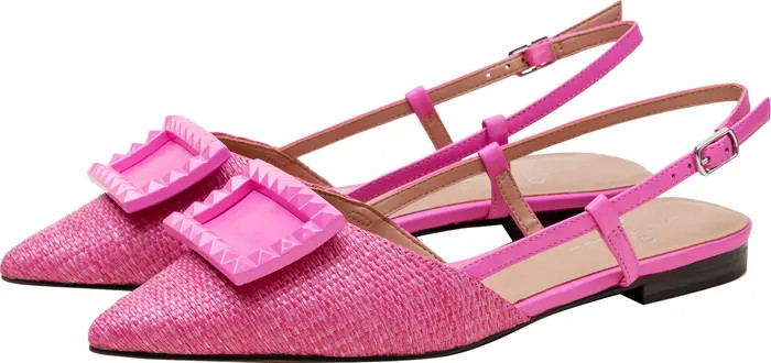 Carmen Slingback Pointed Toe Flat (Women) | Nordstrom