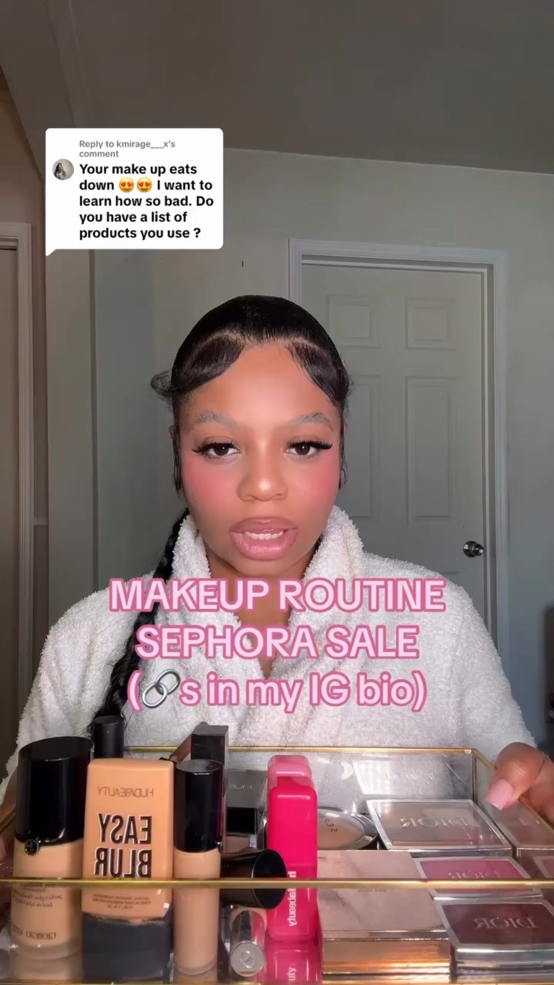 Comment “makeup” for the links ! 

My Sephora sale recommendations my entire makeup routine can be shopped from Sephora. Sephora Sales ends 11/10💄

Makeup routine, black girl makeup, makeup sale, fall makeup , makeup must haves , luxury makeup
