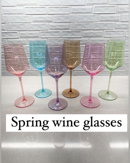 Found the cutest spring wine glasses! 
#ChristianBlairVordy

#LTKMostLoved #LTKGiftGuide #LTKSpringSale