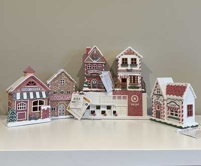NEW 2024 Target Bullseye Playground Light Up Mini Christmas Village Set of 6 LED  | eBay | eBay US