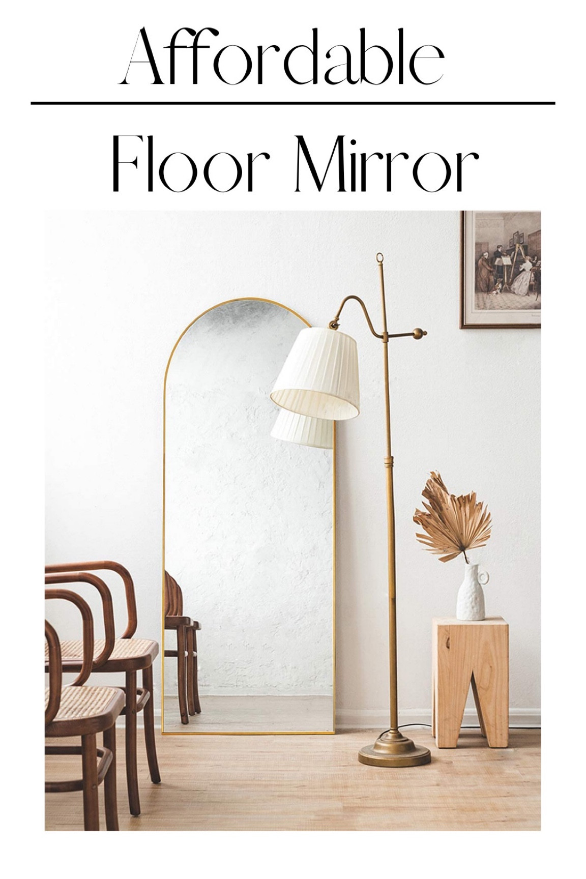 Affordable floor mirror 
Gold arched mirror 
Budget mirror 
65x22 


#LTKunder100 #LTKhome #LTKSeasonal
