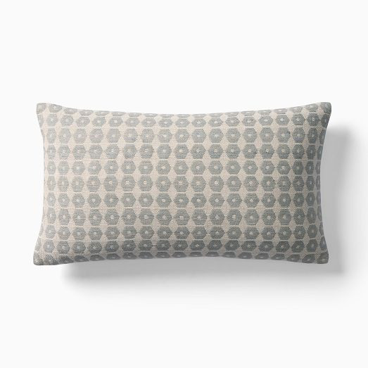 Honeycomb Silk Pillow Cover | West Elm (US)