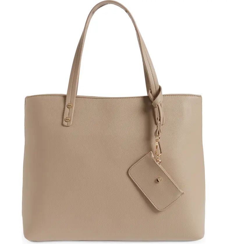 Mali + Lili Annie Water Resistant Vegan Leather Tote | Nordstrom | Nordstrom