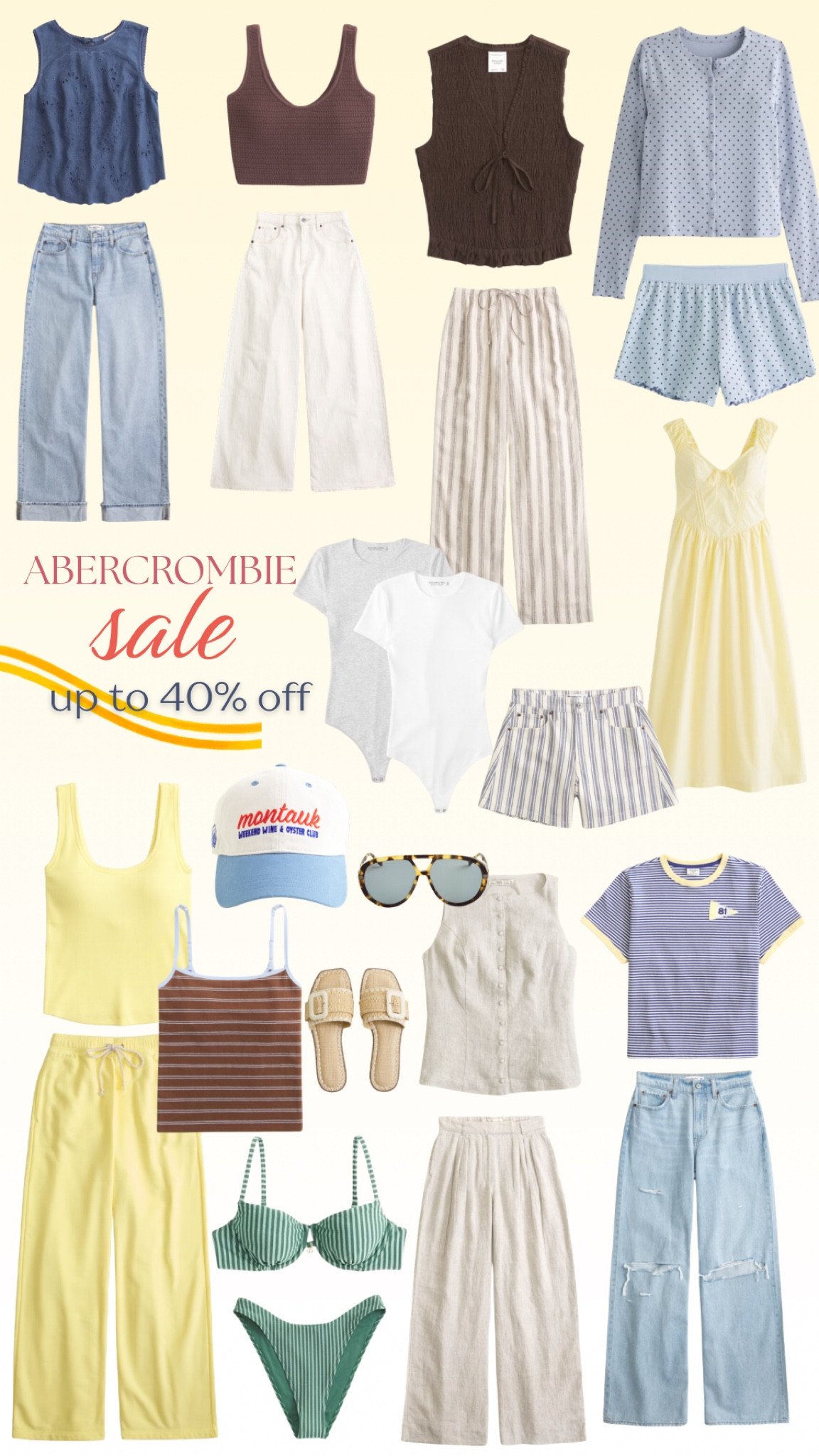 Abercrombie Sale! Up to 40% off! Use code “AFsummer” ❤️



Abercrombie, Abercrombie Fashion, Fashion, OOTD Inspo 

#LTKSaleAlert #LTKootd #LTKgrwm