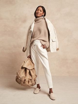 Petite Cloud Fleece Jogger | Banana Republic (US)