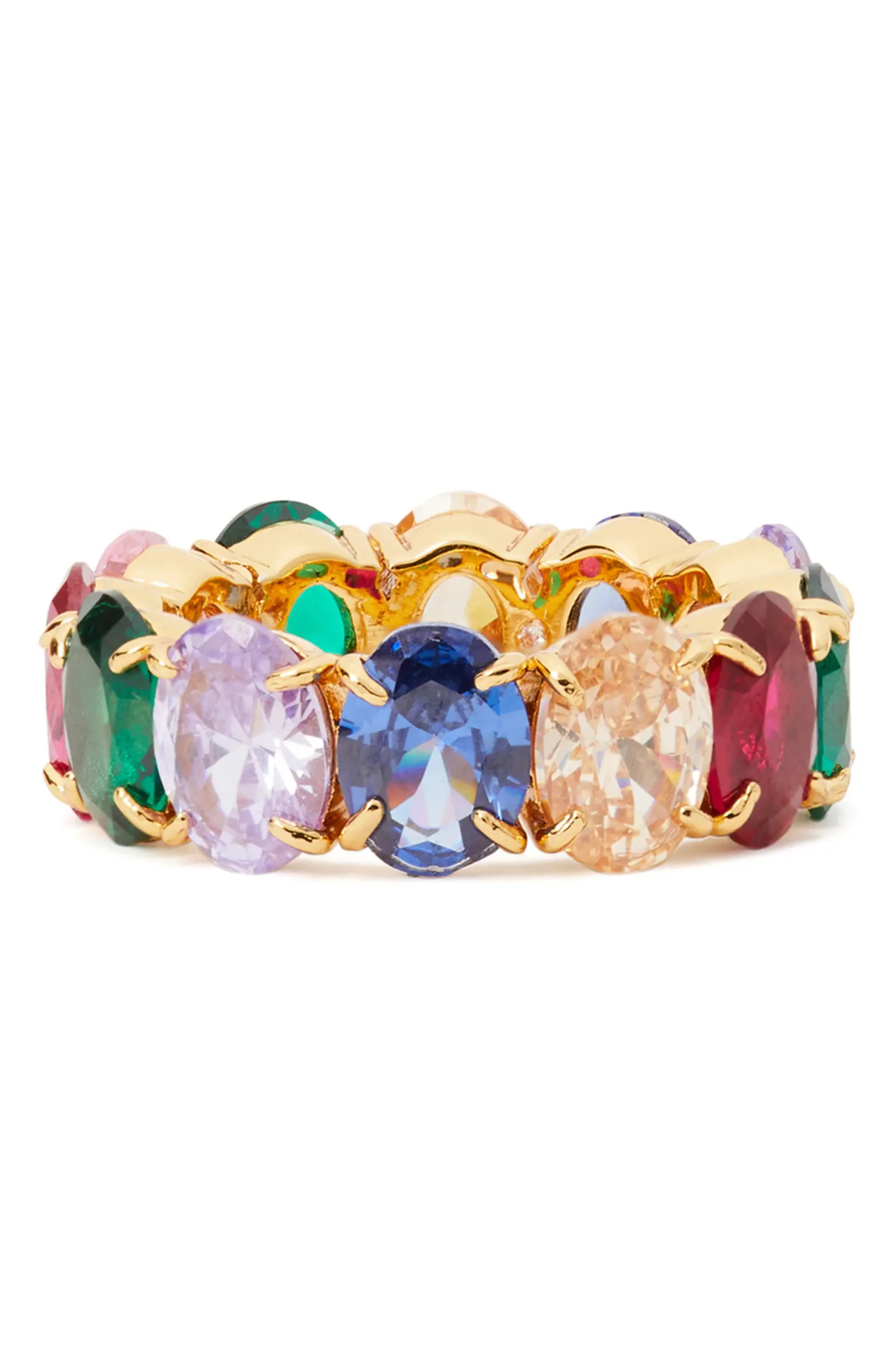 multicolor crystal oval ring | Nordstrom