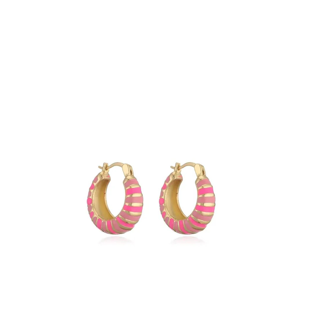 Mykonos Hoops - Pink | Accessory Concierge