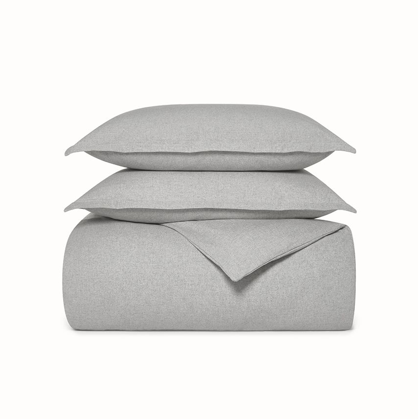 Flannel Heathered Duvet Covers - Winter Set | Boll & Branch | Boll & Branch