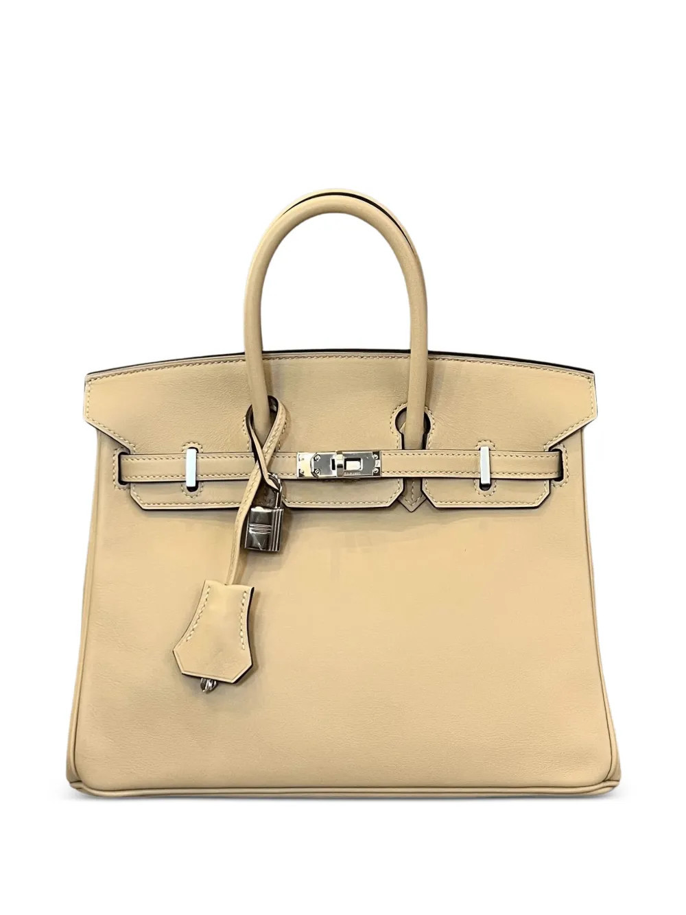 Hermès Pre-Owned 2017 Birkin 25 Swift handbag - Neutrals | Farfetch Global