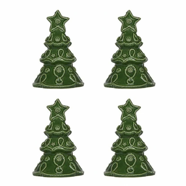 Juliska Berry & Thread North Pole Tree Place Card Holder Basil, Set of 4 | Waiting On Martha Home