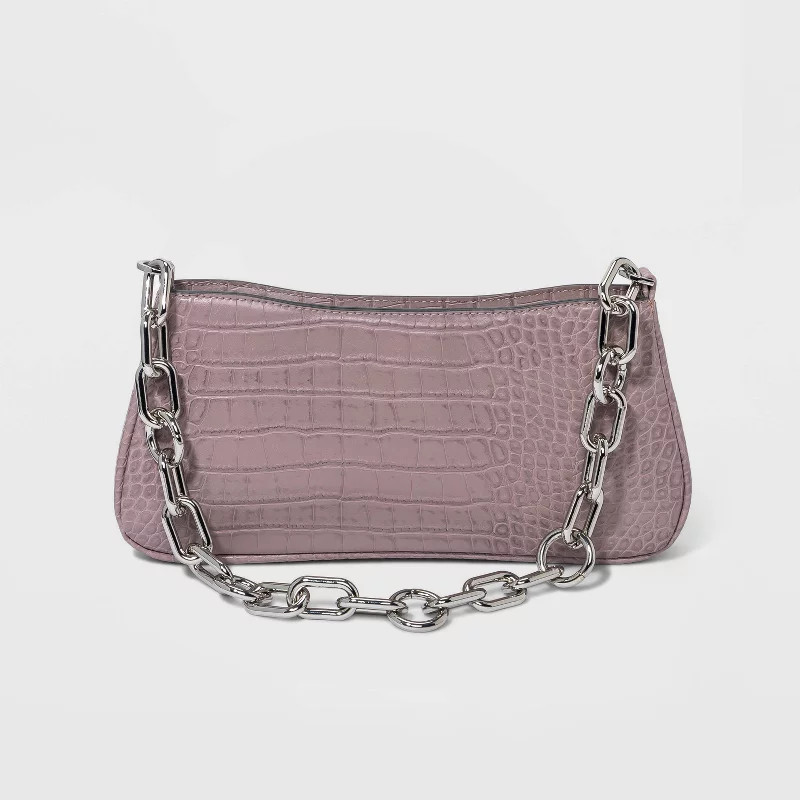 Alligator Print Shoulder Handbag - A New Day™ | Target