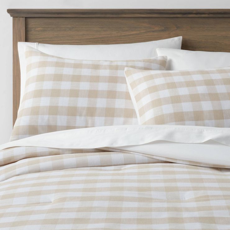 Yarn-Dyed Gingham Comforter & Sham Set - Threshold™ | Target