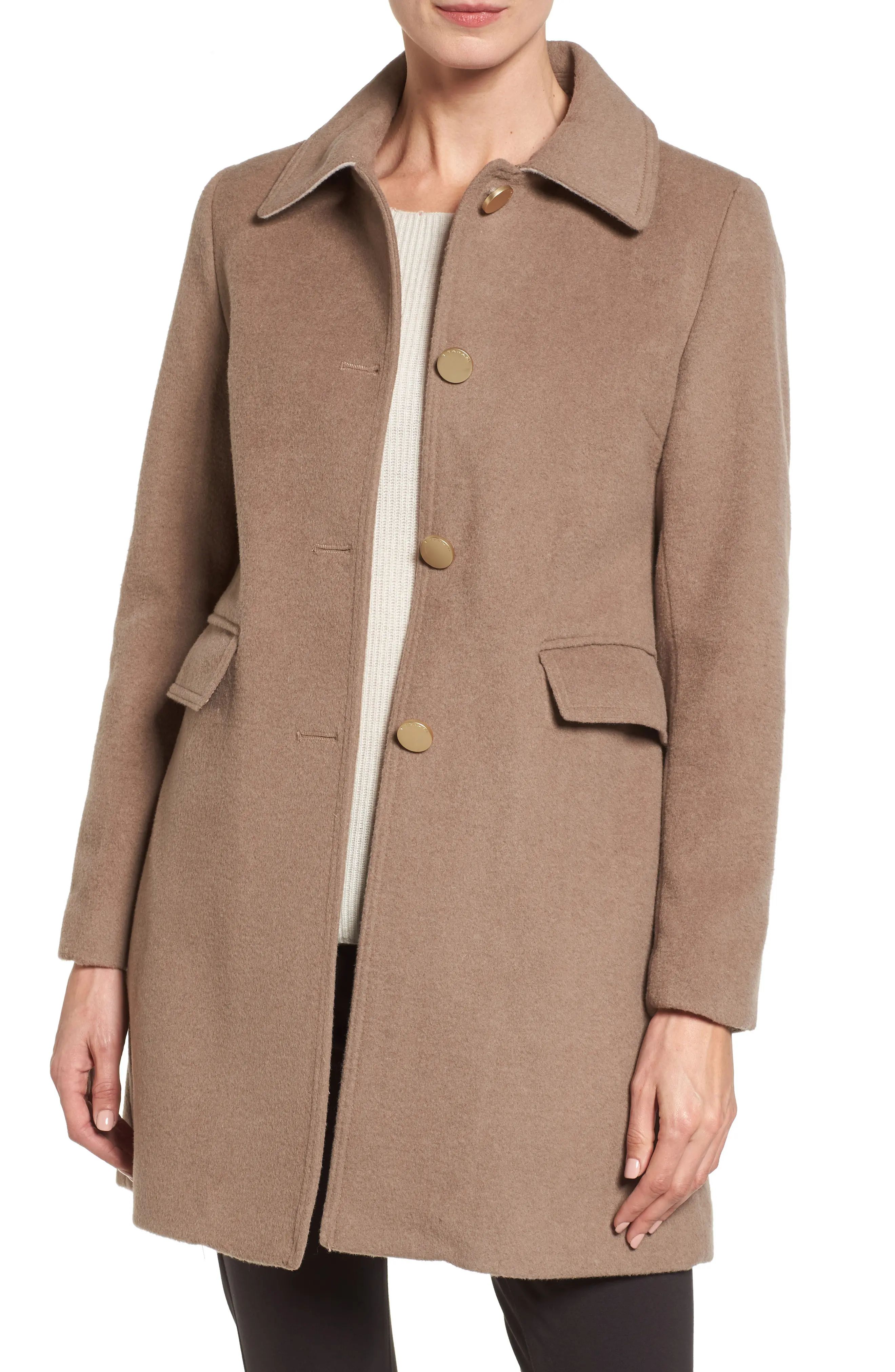 Sophia Wool A-Line Coat | Nordstrom