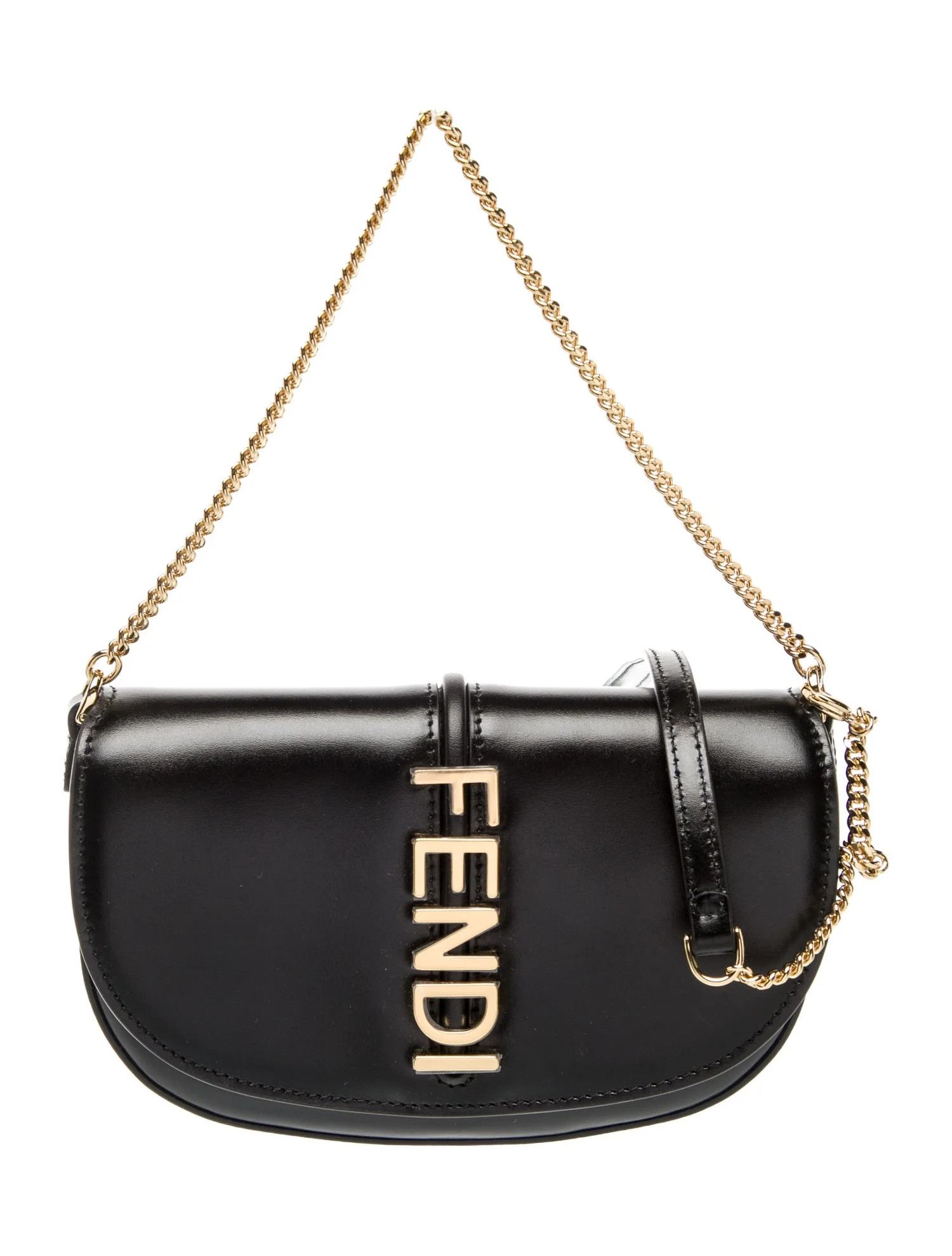 Leather Fendigraphy Wallet On Chain 2025 w/ Tags | The RealReal