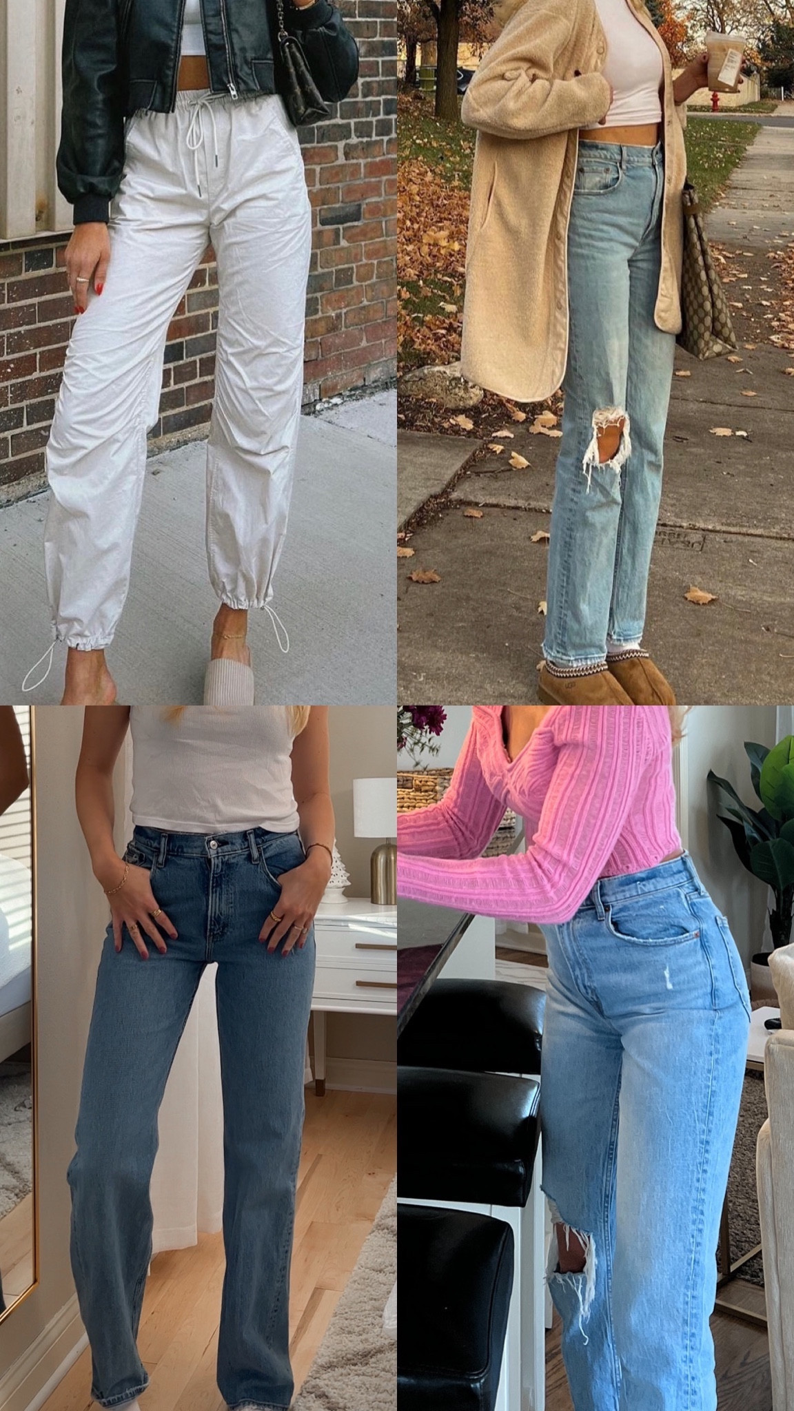 Favorite abercrombie denim & cargo pants! I wear a size 27 long/extra long and small long in cargos #LTKMostLoved 

#LTKfindsunder100 #LTKsalealert